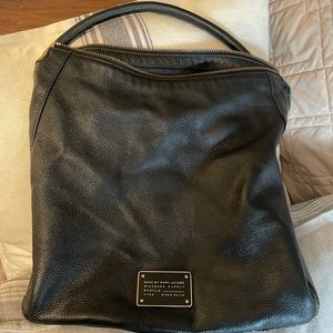 Marc by Marco Jacobs black pebble leather Hobo bag